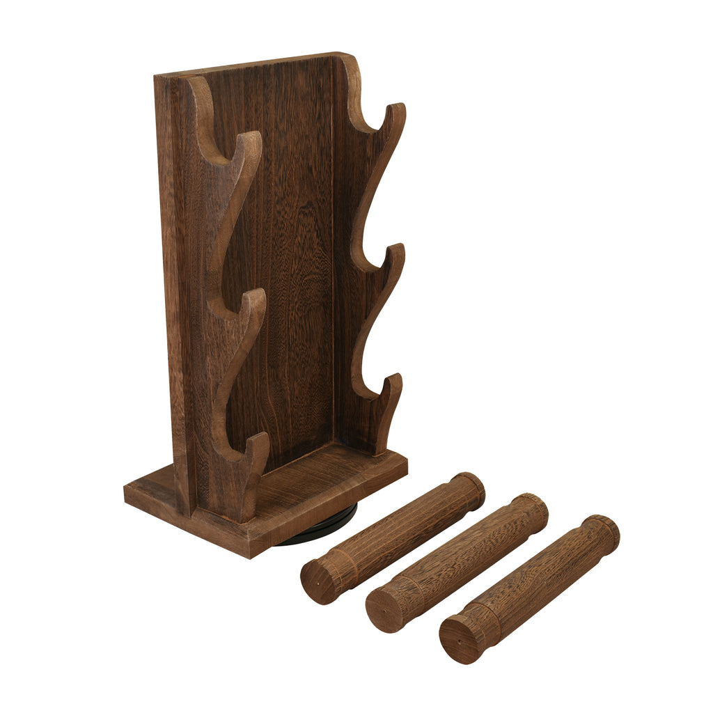 Ikee Design® Rotating Wooden Jewelry Display Stand 