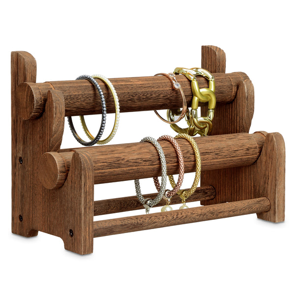 Wooden Bracelet Bar Jewelry Stand Foundry Select