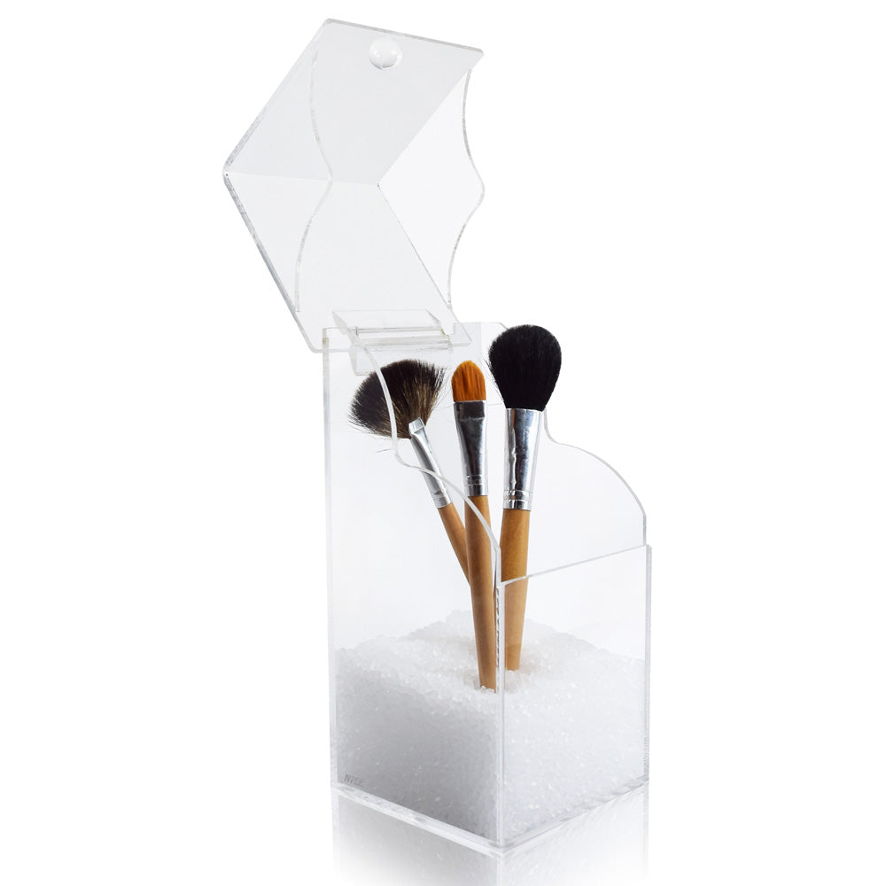 Premium Acrylic Multi-functional Brush Holder Organizer