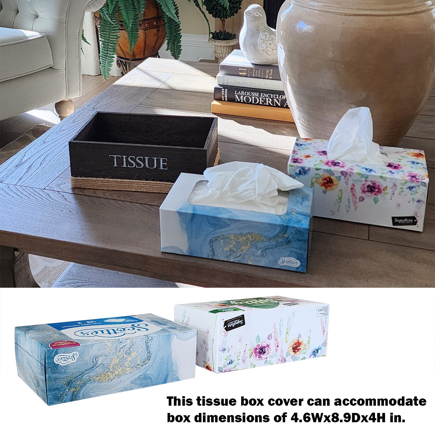 Wooden Tissue Box
