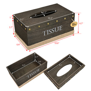 Wooden Tissue Box