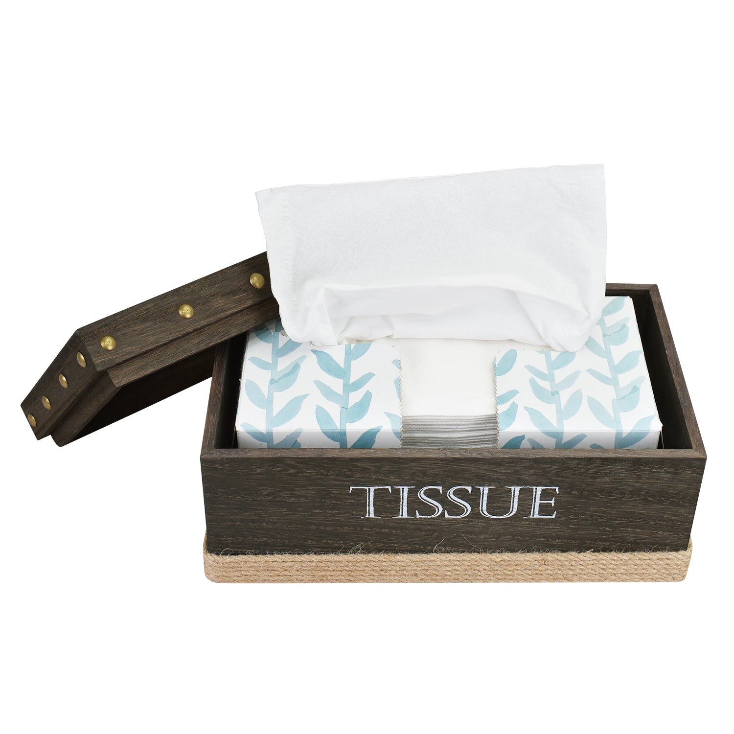 Wooden Tissue Box