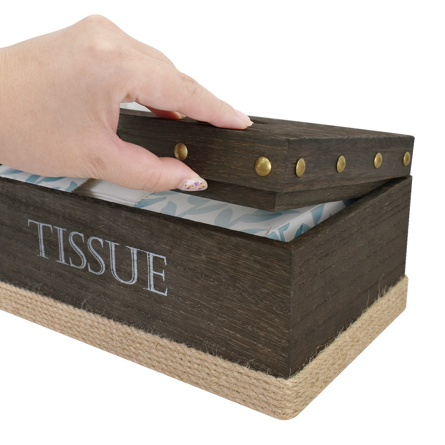 Wooden Tissue Box