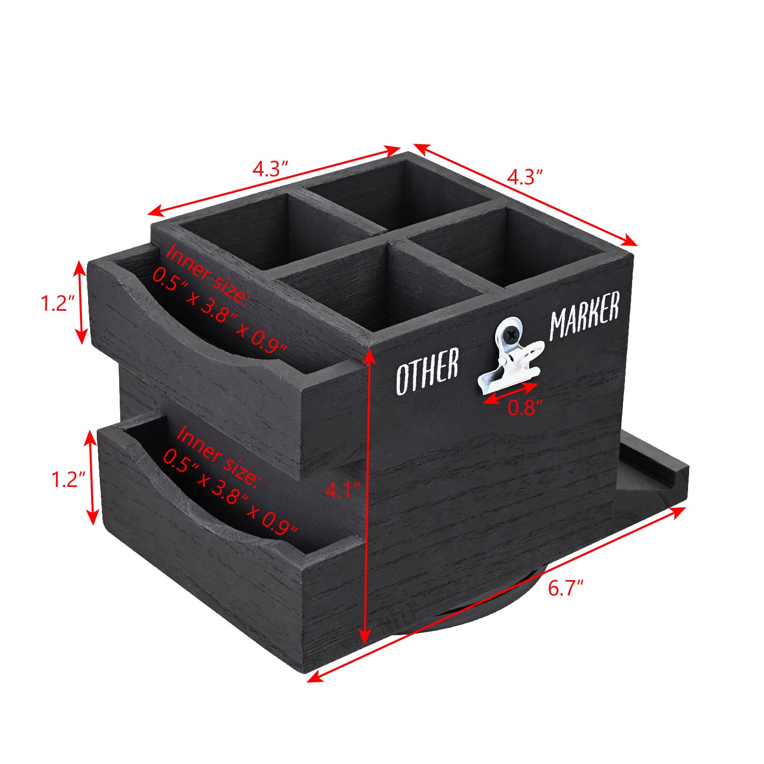 360-degree Rotating Pen Holder for Desk, Desk Organizers and Accessories