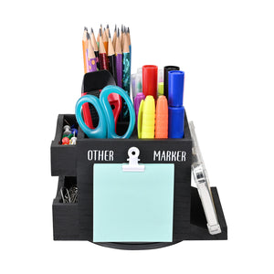360-degree Rotating Pen Holder for Desk, Desk Organizers and Accessories