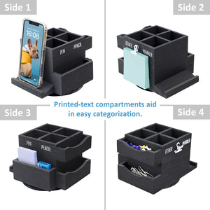 360-degree Rotating Pen Holder for Desk, Desk Organizers and Accessories