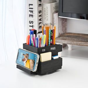 360-degree Rotating Pen Holder for Desk, Desk Organizers and Accessories