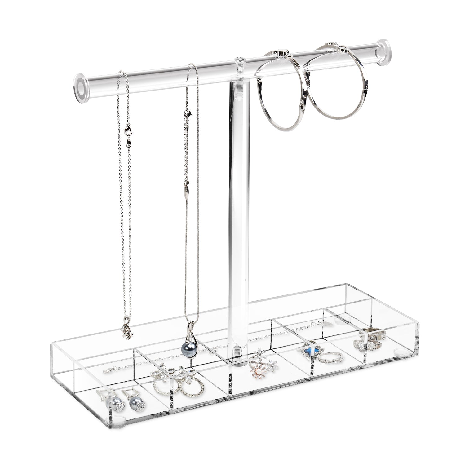 Ikee Design® Acrylic Jewelry T-bar Display Bracelet Display