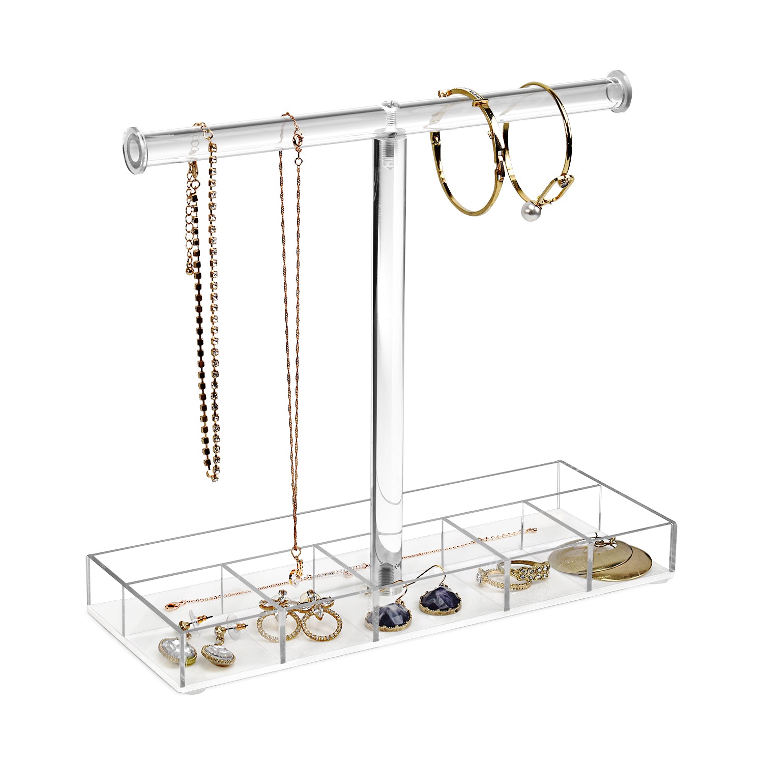Ikee Design® Acrylic Jewelry T-bar Display Bracelet Display