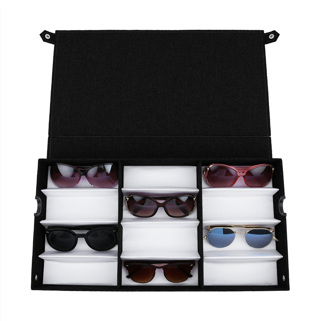 Ikee Design® Eyewear Case For Eyeglasses, Watches, and Jewelry Storage