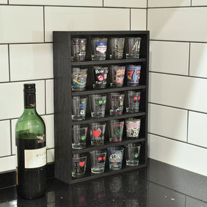 wooden shelf rack
