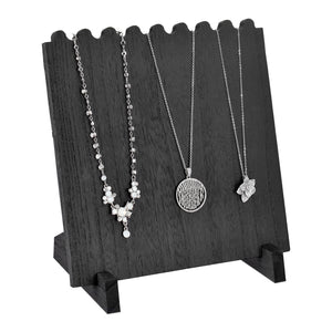Ikee Design® Wooden Plank Necklace Jewelry Display Stand for 8 Necklaces