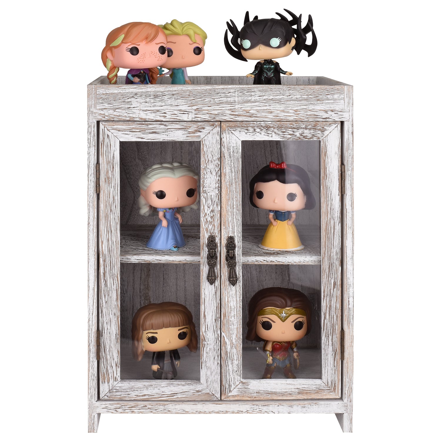 Ikee Design® Wooden Countertop Multipurpose Storage Cabinet  4 hooks