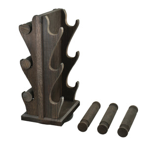 Ikee Design® Two-Sided Rotating Wooden Jewelry Bracelet Display Stand