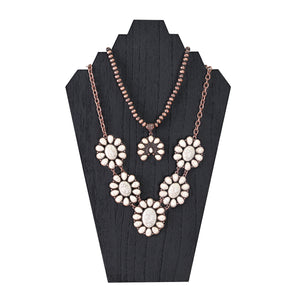  2 Pcs Lightweight Wooden Jewelry Display