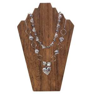  2 Pcs Lightweight Wooden Jewelry Display