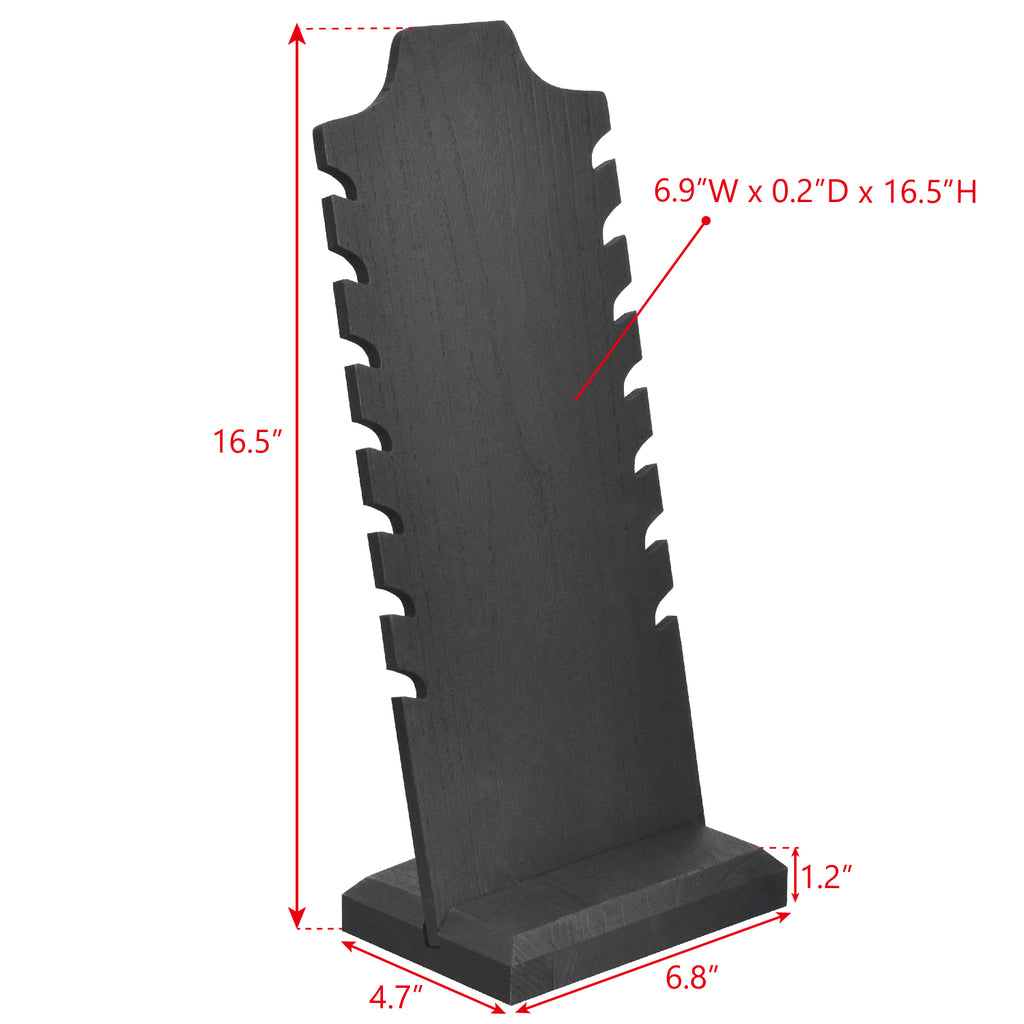 Ikee Design® Wooden Freestanding Necklace Easel Display Stand Holder Multiple Necklace Bust