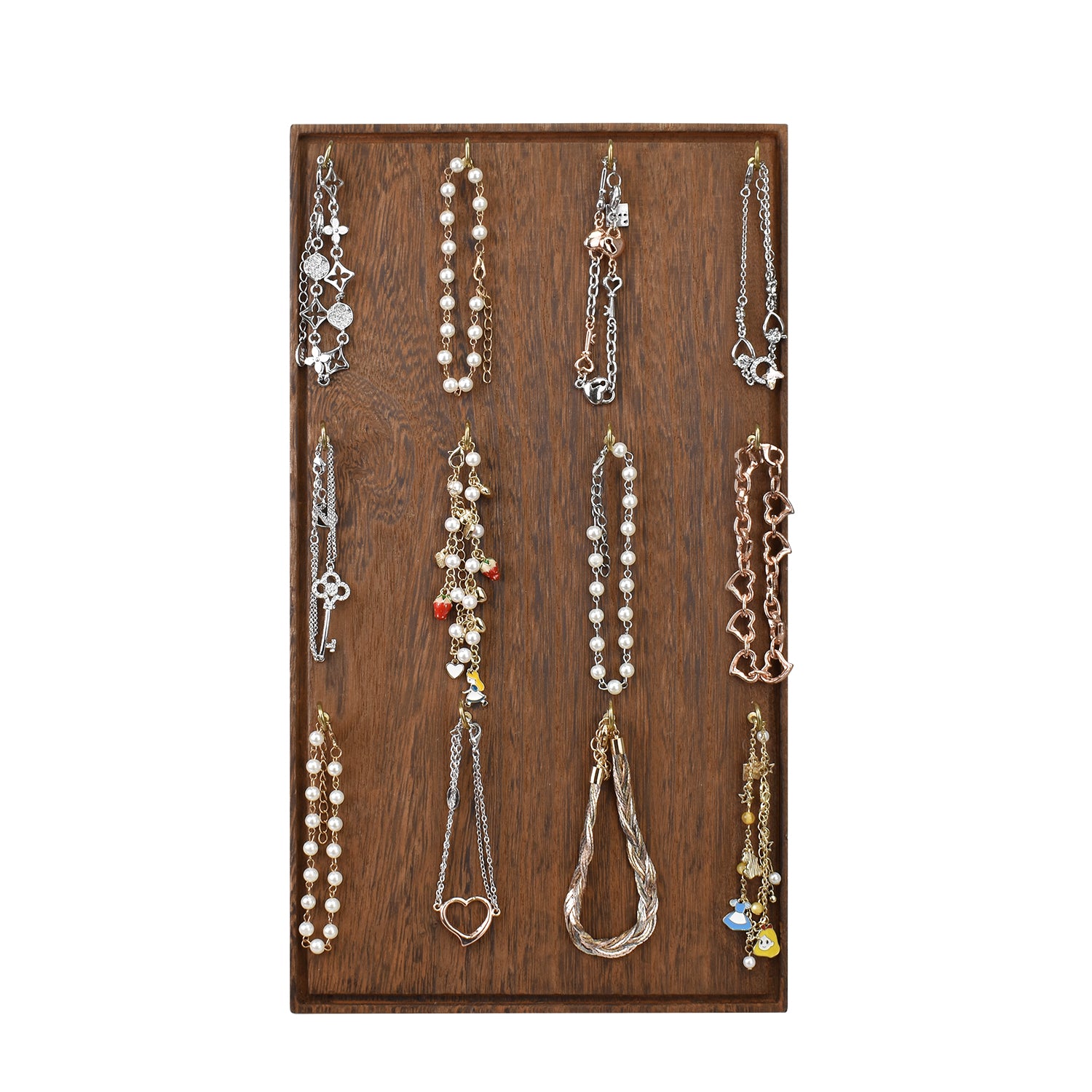 Wooden Jewelry Display Rack with 20 Hooks, Earring Card Display Holder Stand  with Hooks, Jewelry Tower for Earring Cards, Necklaces, Keychains - China  Display Rack and Display Racks price | Made-in-China.com