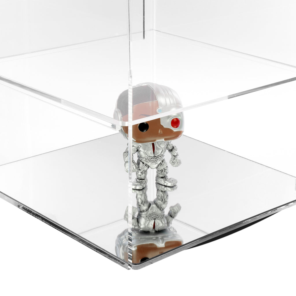 Ikee Design®Rotating Acrylic Display Stand Lockable Showcase Display