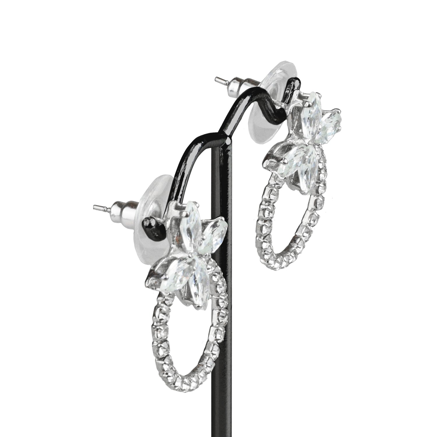 Ikee Design® 4 Pcs Set Acrylic Earring Display Stand Acrylic Earrings Stand