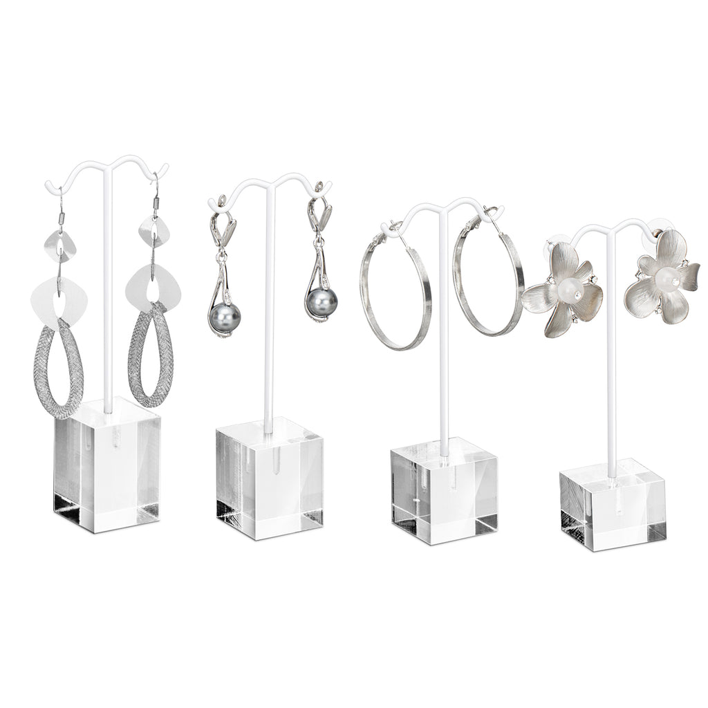 Ikee Design® 4 Pcs Set Acrylic Earring Display Stand Set