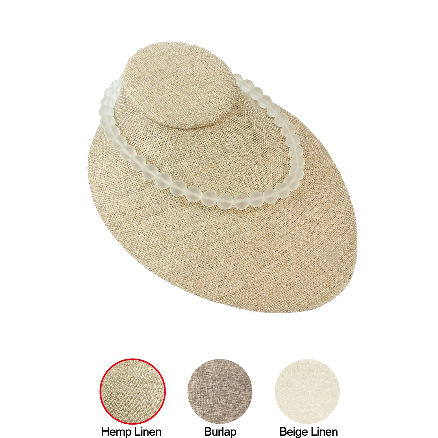 171-1LN Lay Down Necklace Bust Display