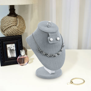 Ikee Design® Combination Bust Display for Necklace, Ring, and Earrings