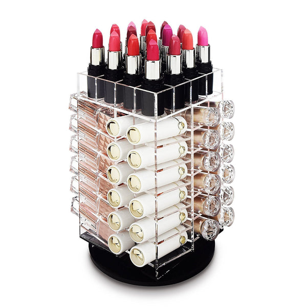 Ikee Design® Premium Acrylic Rotating Lipstick Tower