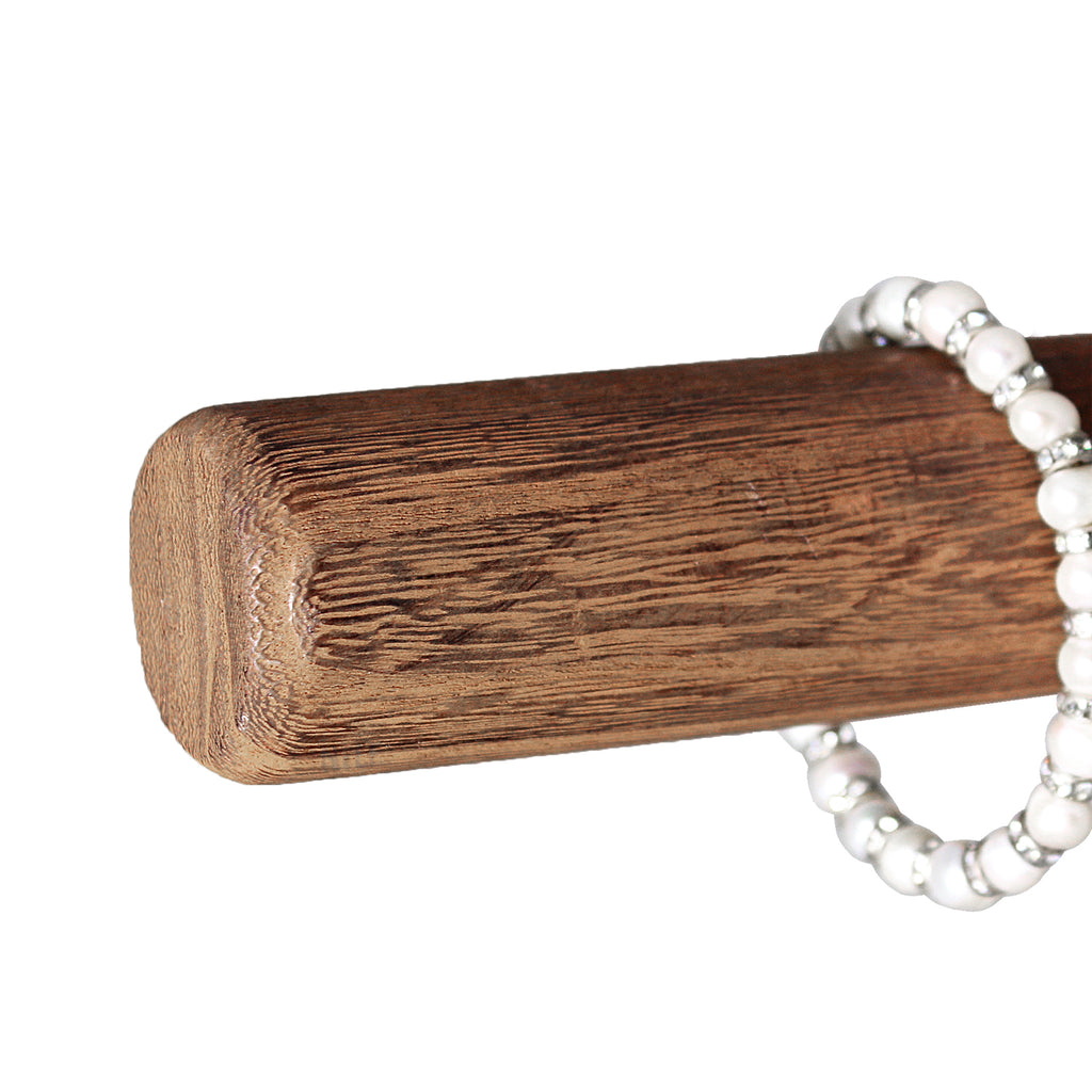 Ikee Design® Antique Wooden Handmade Short T-bar Jewelry Display Stand