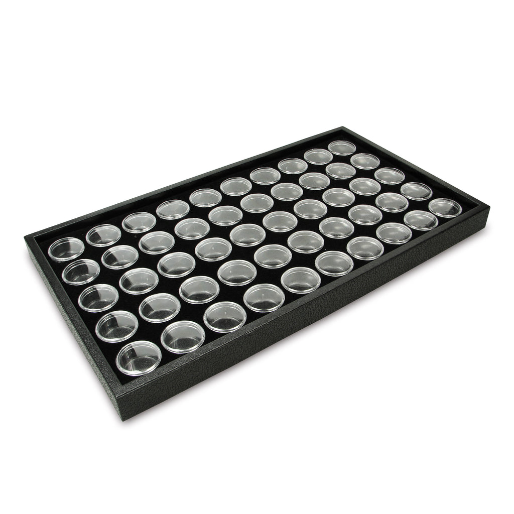 Ikee Design® Gem(50)Stone Tray w/Jar, 14 3/4"W x 8 1/4"D x 1"H