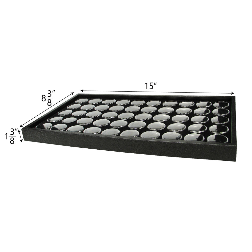 Ikee Design® Gem(50)Stone Tray w/Jar, 14 3/4"W x 8 1/4"D x 1"H