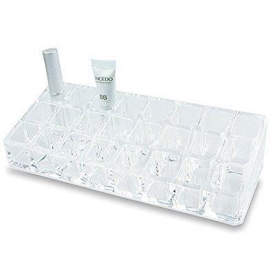 Ikee Design® Clear Acrylic Lipstick Organizer with 24 Slots