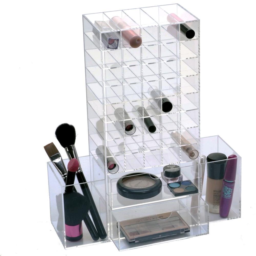 White Acrylic Makeup Organizer Lipstick