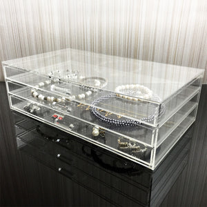 Ikee Design® Acrylic 3-Tiered Jewelry Storage Drawer