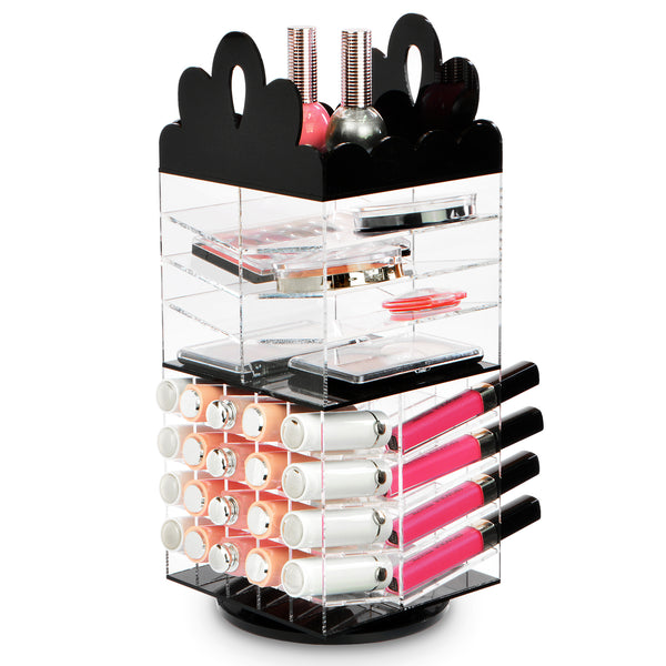 IKEE DESIGN®: Acrylic Rotating Lipstick Rack Palette Holder