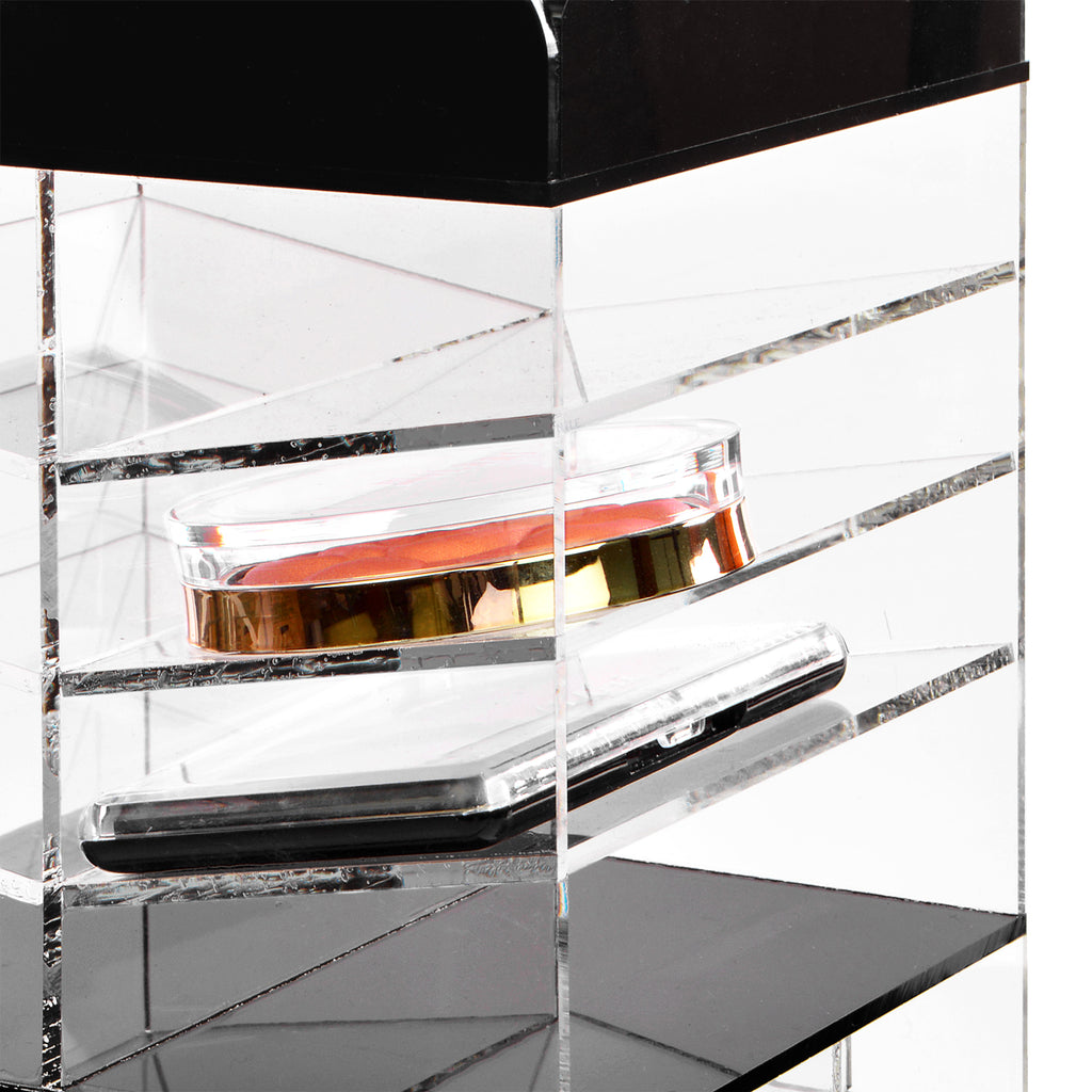 IKEE DESIGN®: Acrylic Rotating Lipstick Rack Palette Holder