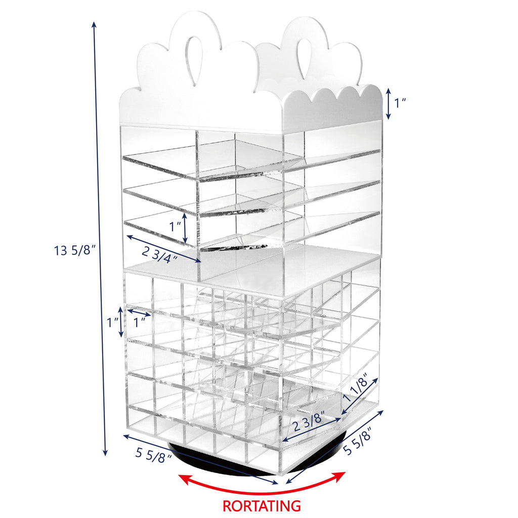 IKEE DESIGN®: Acrylic Rotating Lipstick Rack Palette Holder