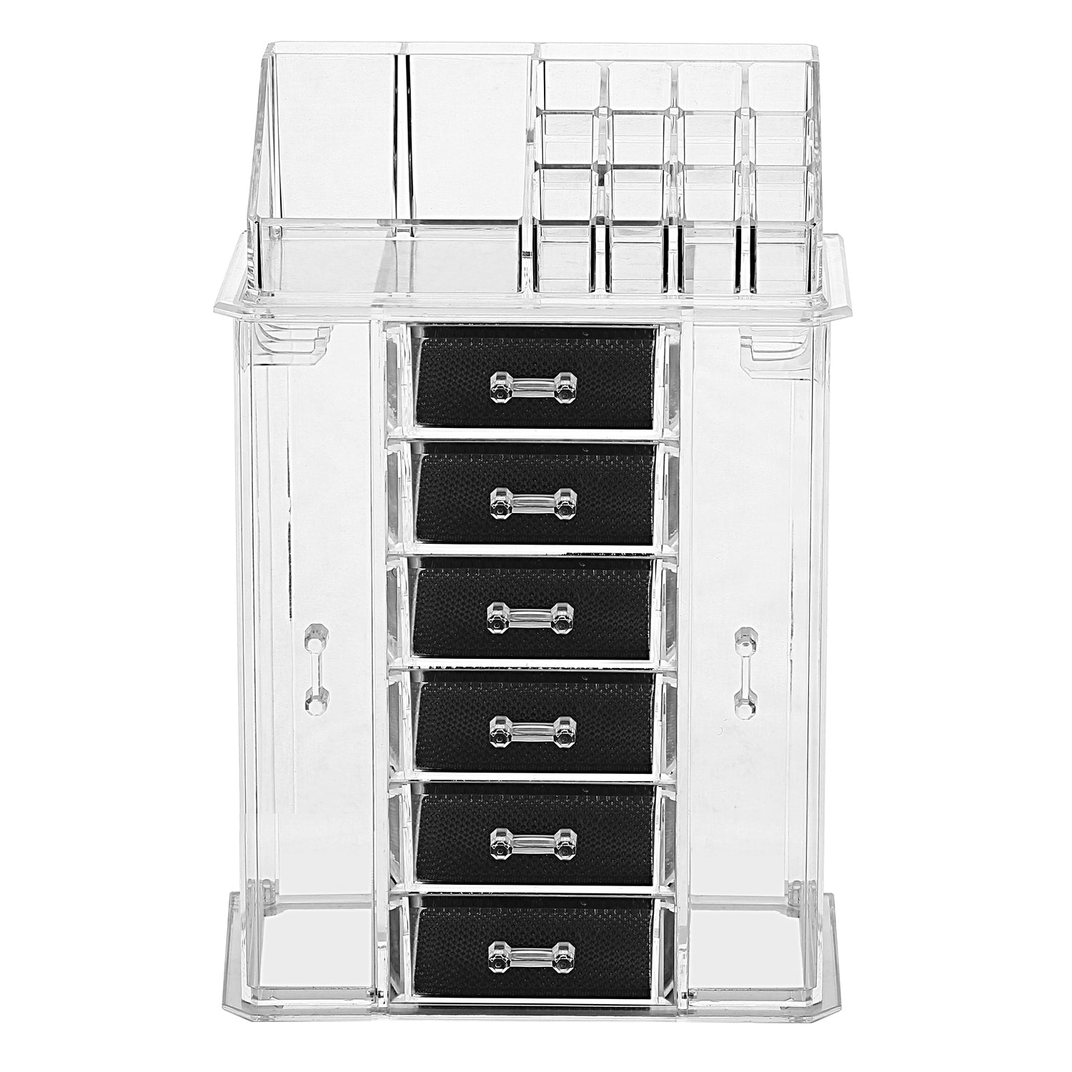 Clear Acrylic Makeup Organizer 4 Drawers 