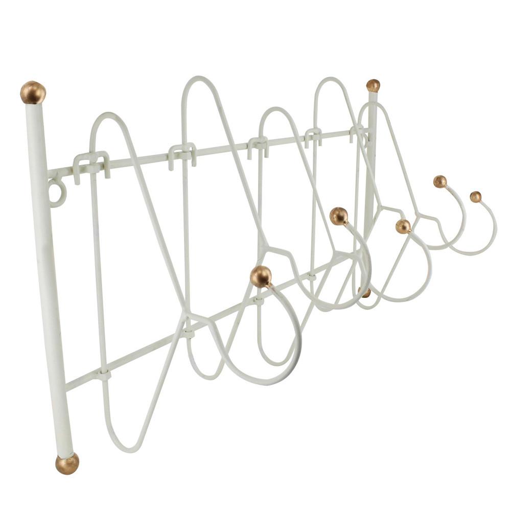 Ikee Design®Metal Wall Mounted Wall Hooks Coat Rack Clothes Hanging
