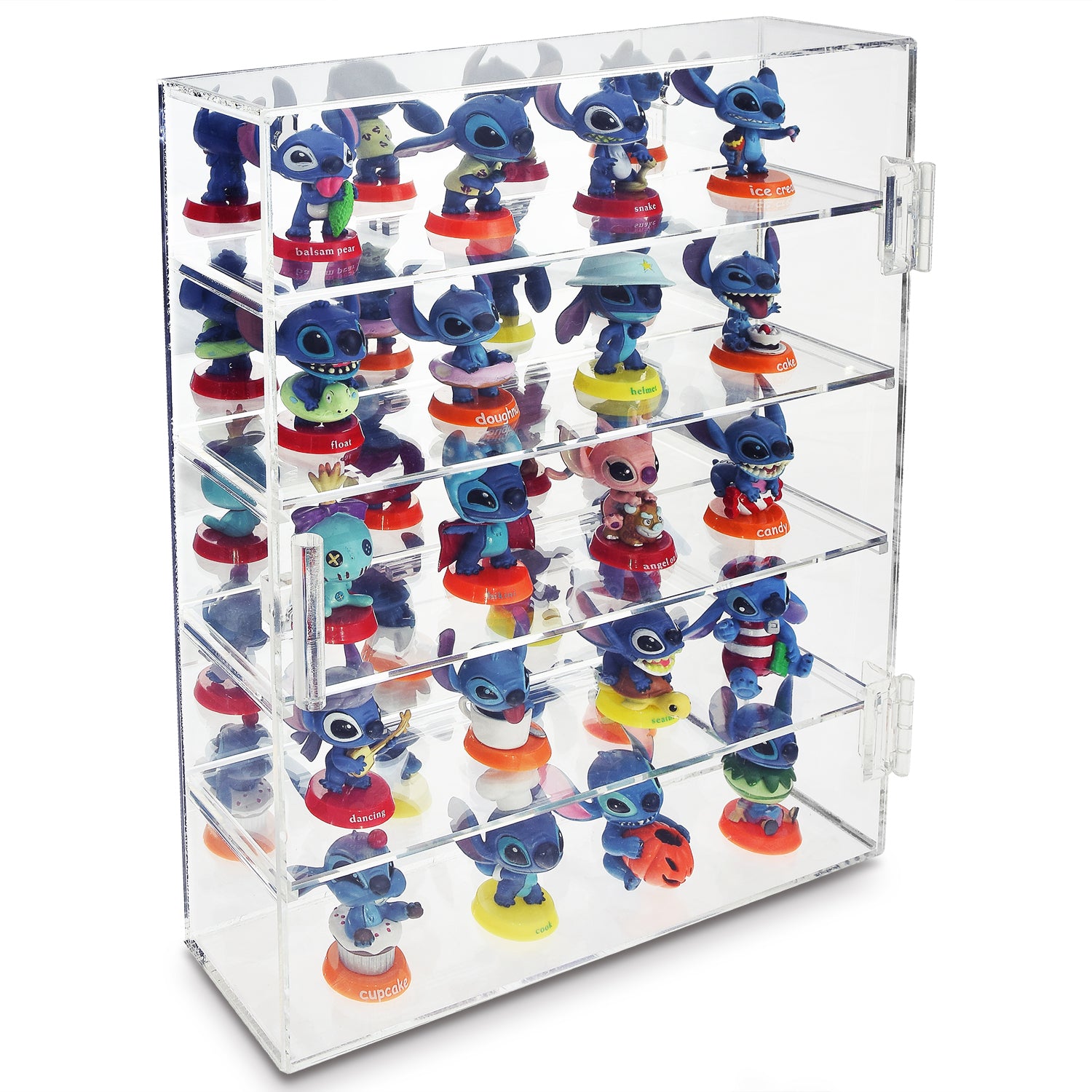 Ikee Design® Mirror Backed 4-Shelves Shot Glasses Display Case