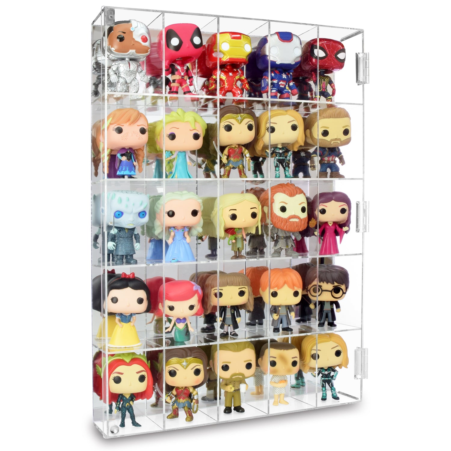 Funko Pop Figure Tiered Display Stands - Flat-Packed - Acrylic - 295mm Wide