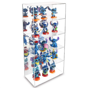 Ikee Design® Wall Mounted Acrylic Mirror Backed 5-Shelves Eyewear Display