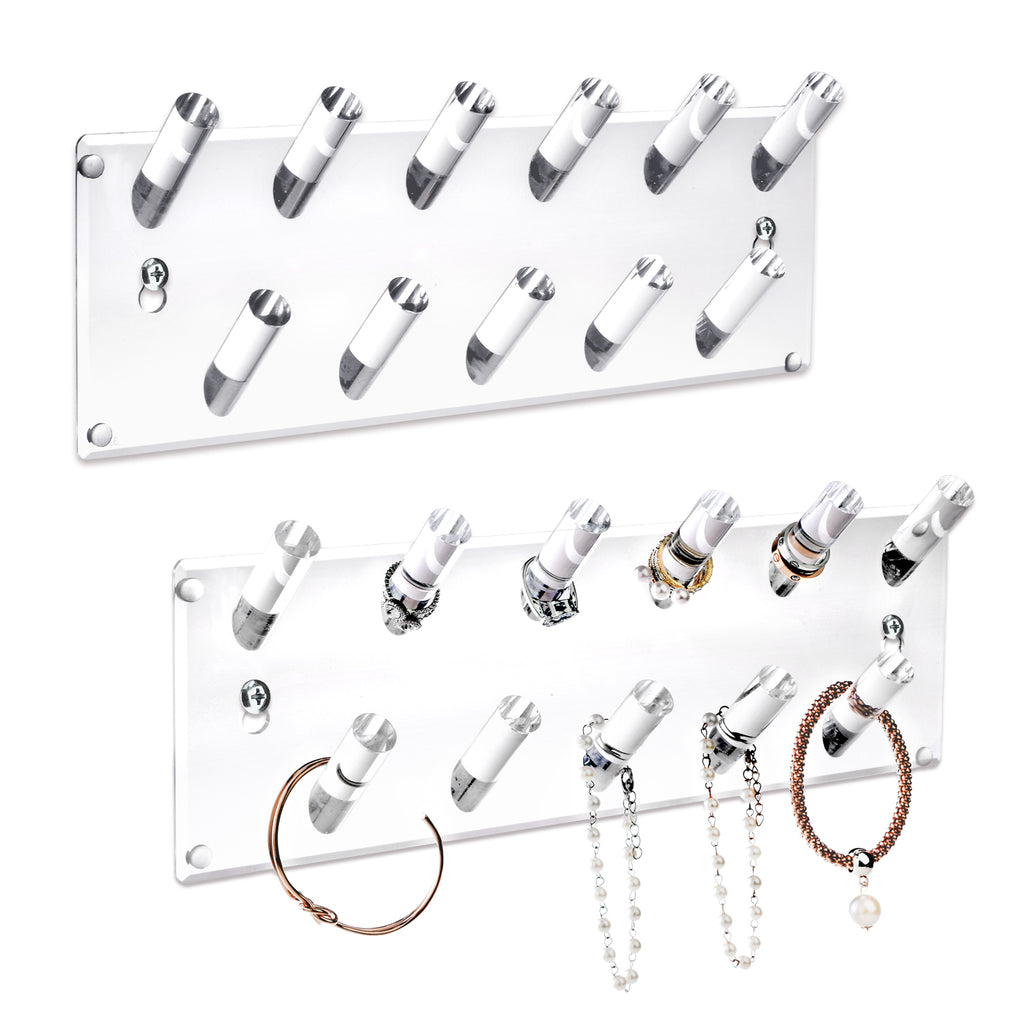 IKEE DESIGN®: Acrylic Multipurpose Holder Rack for Wall & Tabletop