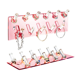 Ikee Design® Multipurpose Acrylic Rack for Wall and Tabletop Display Stand Organizer, Set of 2