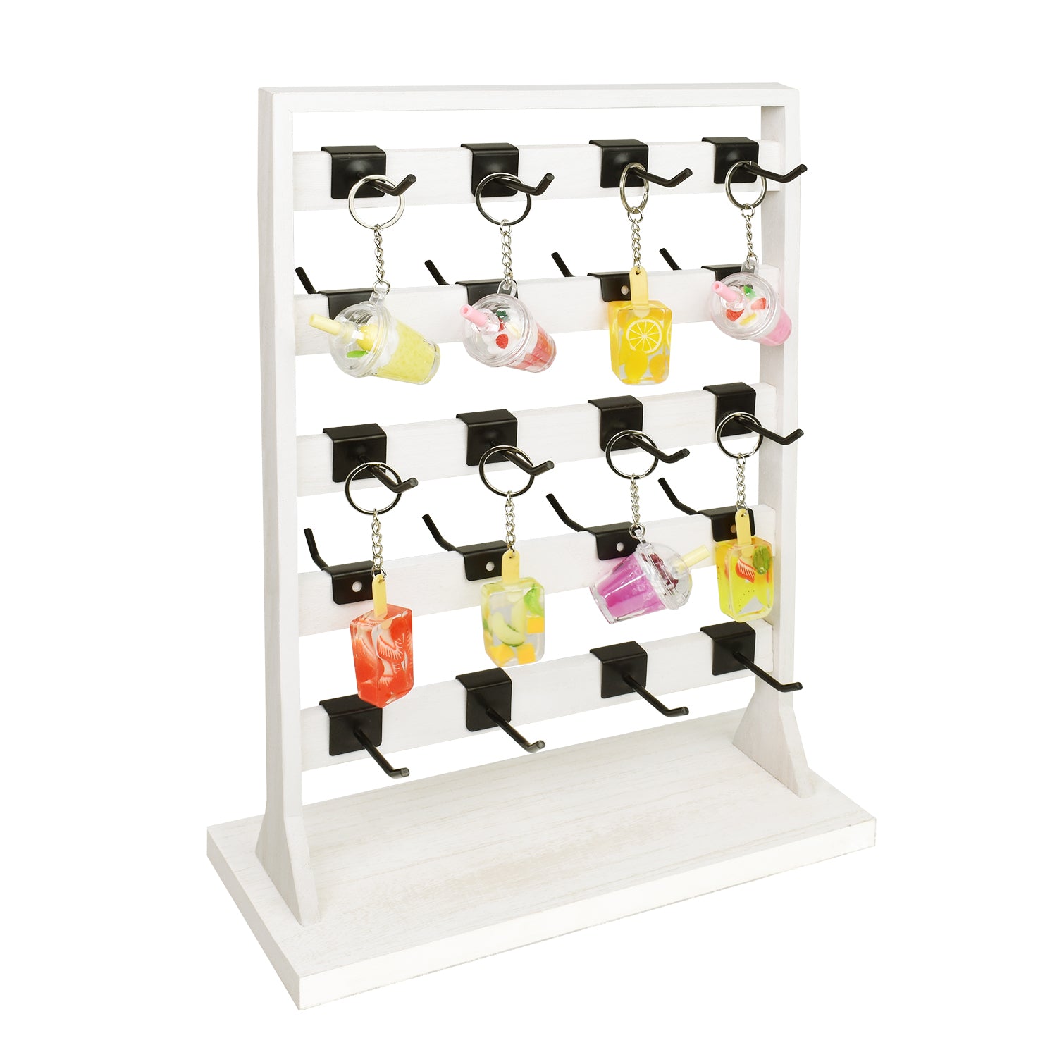 Ikee Design® Wooden jewelry rack with 20 hooks