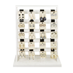 wooden jewelry display stand