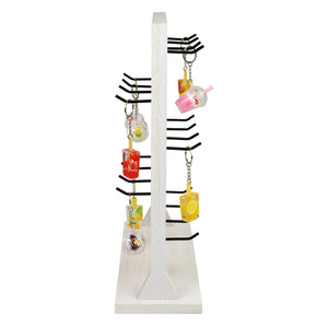 2-side wooden jewelry display