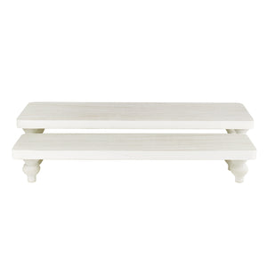 Ikee Design® 2 Pcs wood retail display riser stands