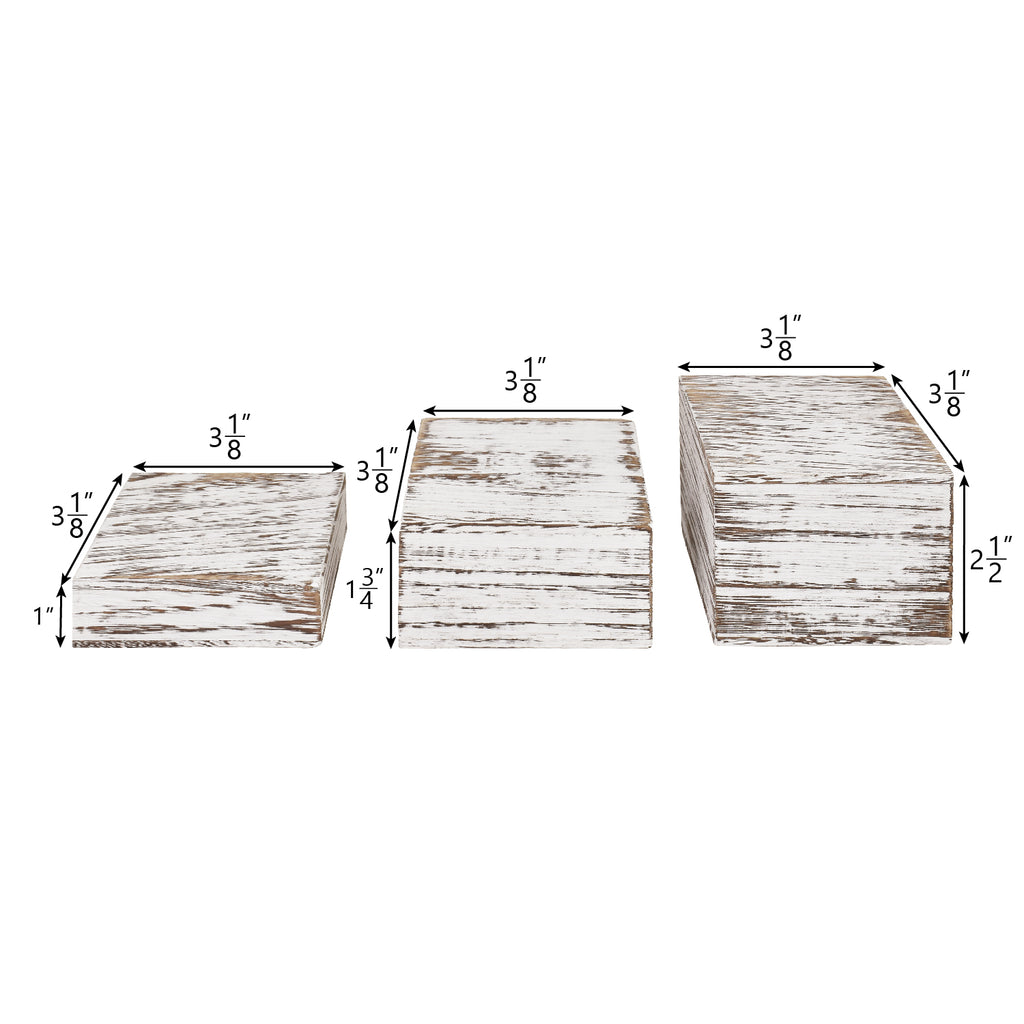 Ikee Design® Wooden Riser 3 Piece Set