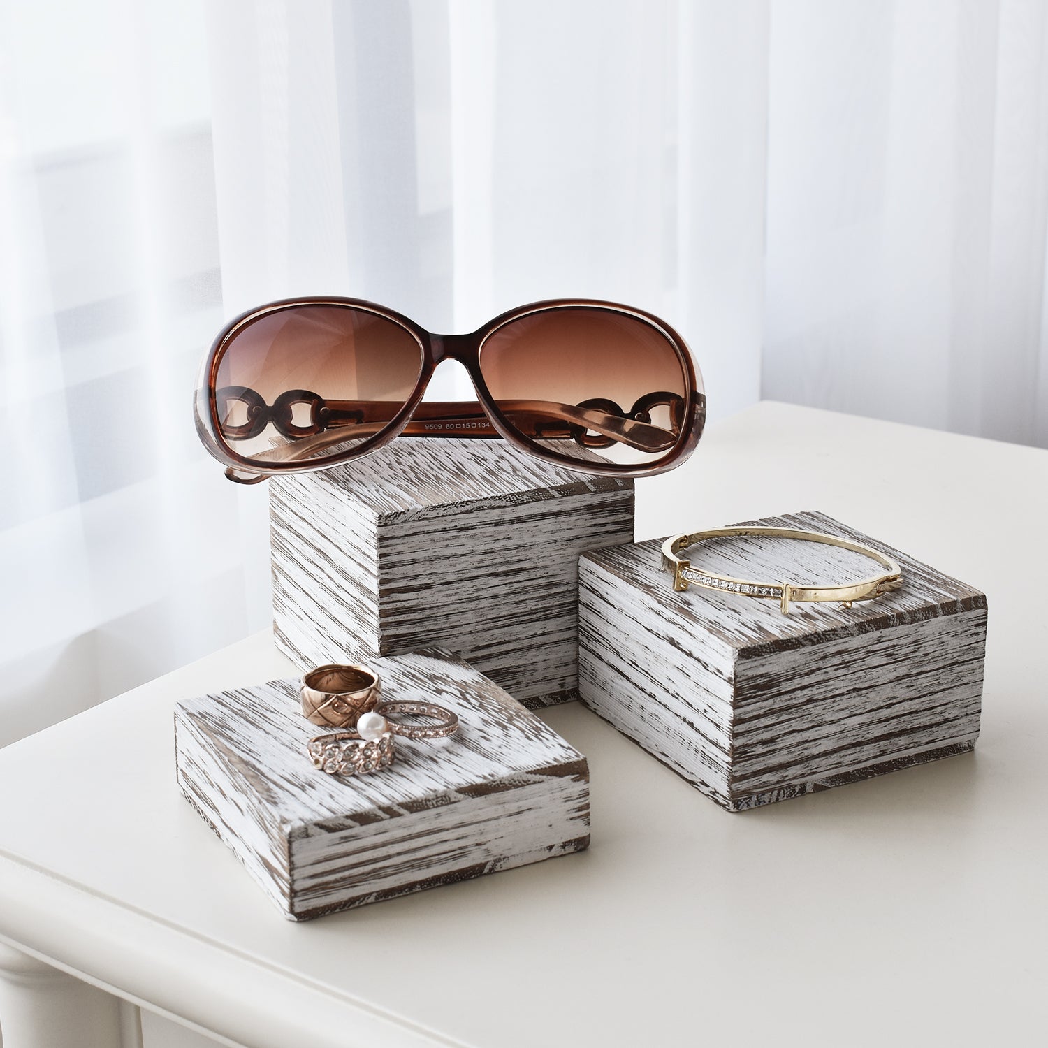Ikee Design® Wooden Riser 3 Piece Set